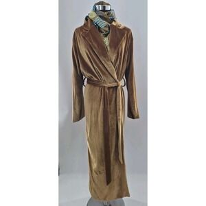 Gold Crushed Velvet Robe/ Jacket